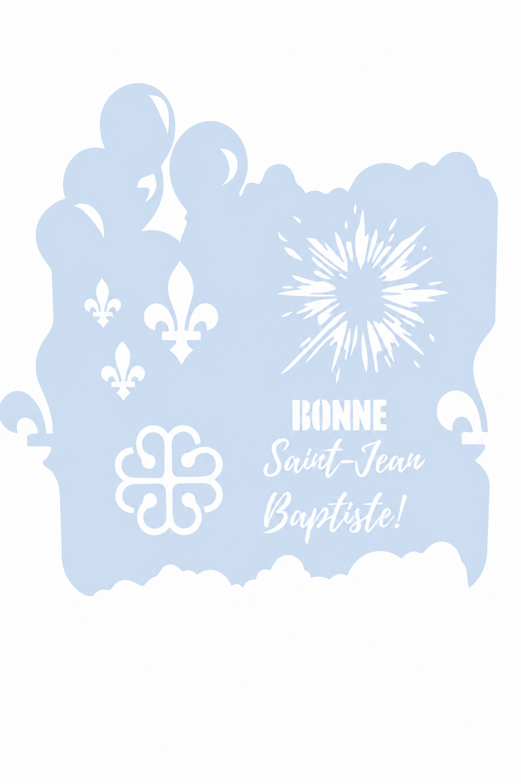 Pochoir Saint Jean Baptiste