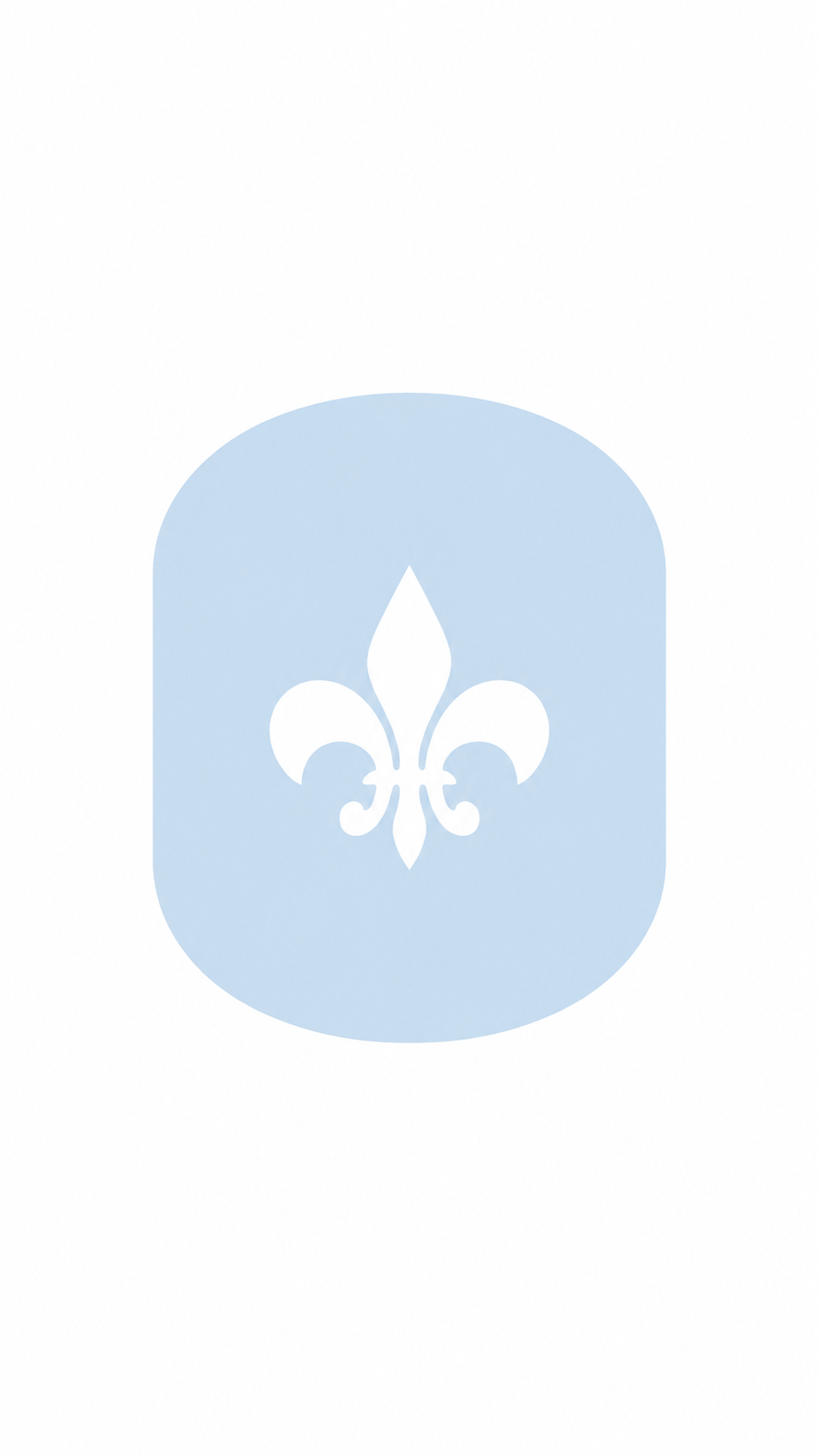 Pochoir Fleur de Lys