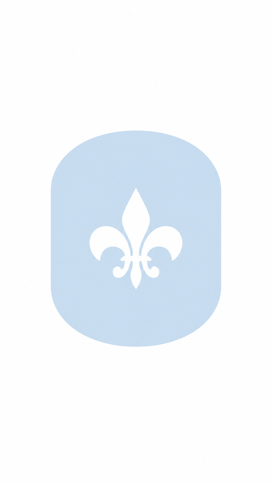 Pochoir Fleur de Lys