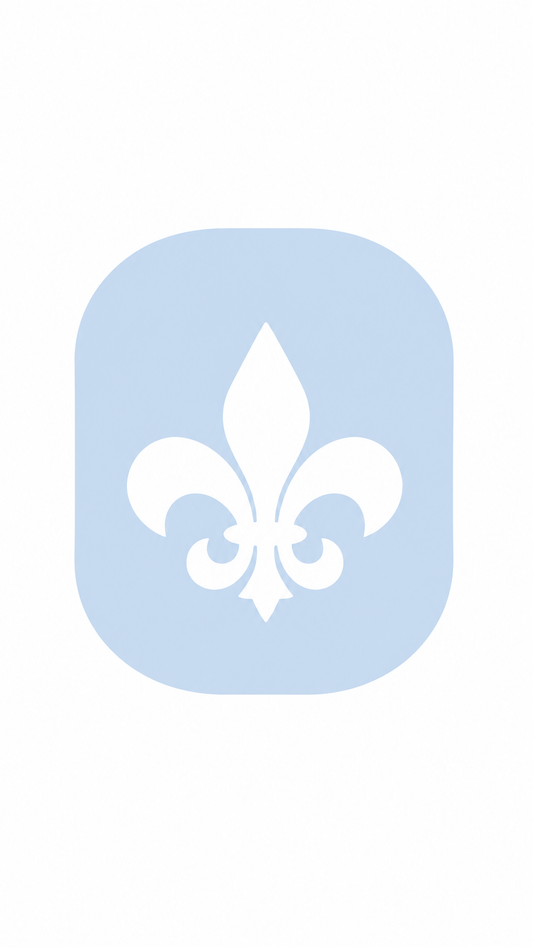 Pochoir Fleur de Lys