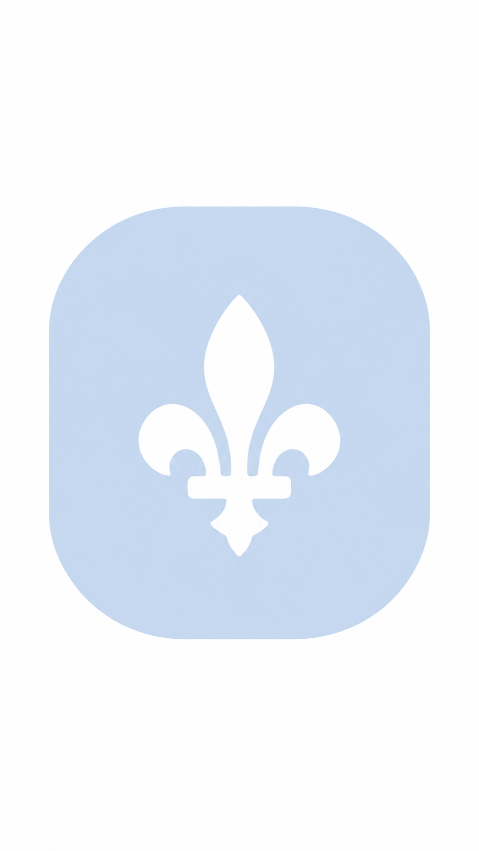 Pochoir Fleur de Lys