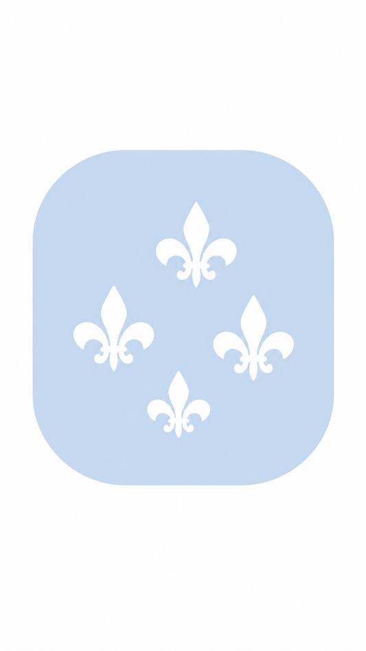 Pochoir Fleur de Lys