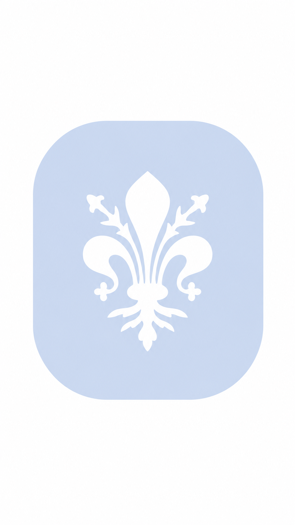 Pochoir Fleur de Lys