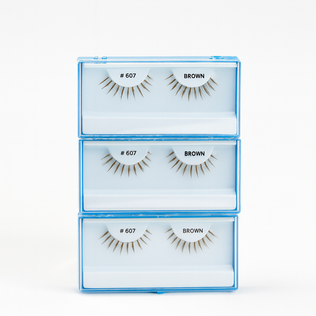 Faux Cils Plumes Roses&nbsp;