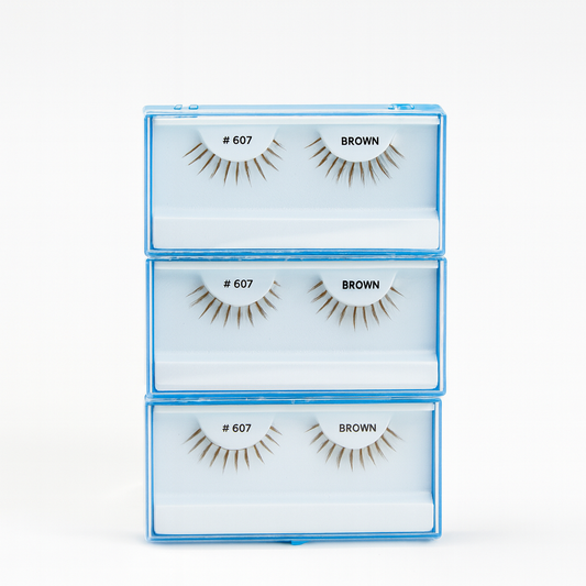 Faux Cils Plumes Roses&nbsp;