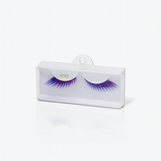 Faux cils rose OU violet pour un regard audacieux