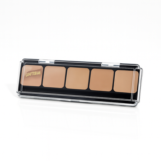 Palette de Fond de Teint Crème (5 Teintes) GRAFTOBIAN