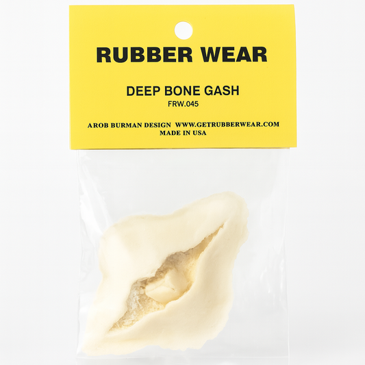 Prothèse blessure profonde os visible – Rubber Wear FRW-045