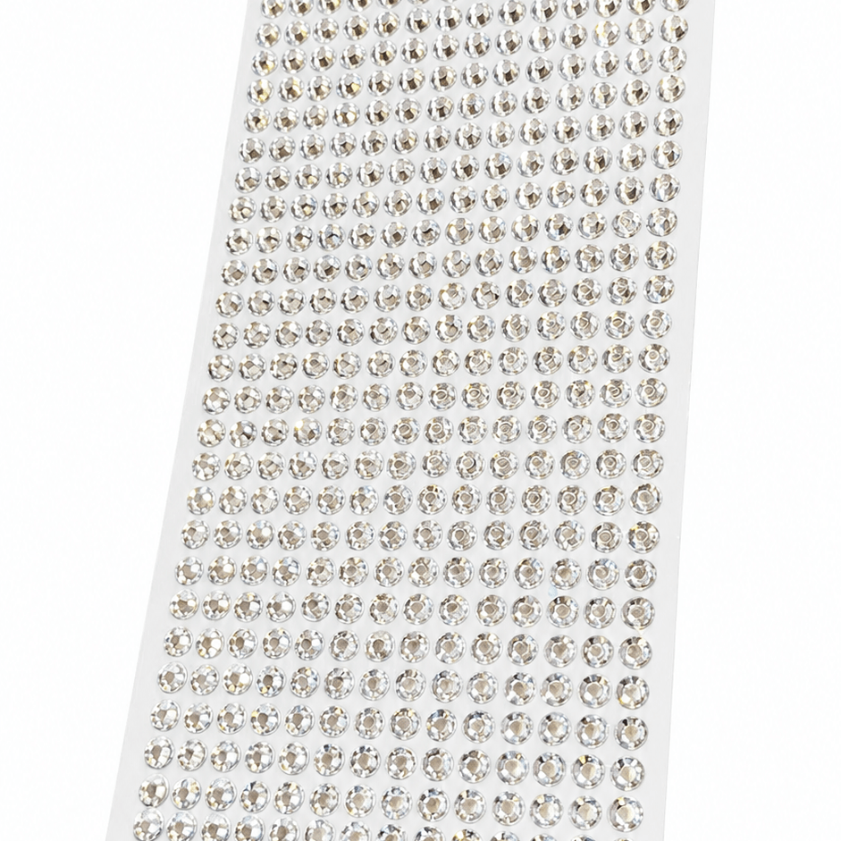 Feuille de strass autocollants